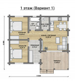Дом из клееного бруса VZ-428